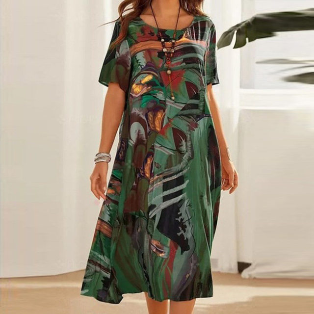 Juana - Vestido Colorido y Cómodo