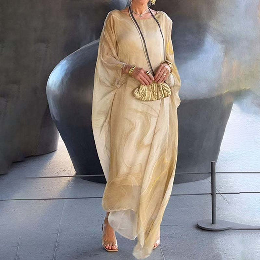 Lorraine - Vestido Estampado Mármol