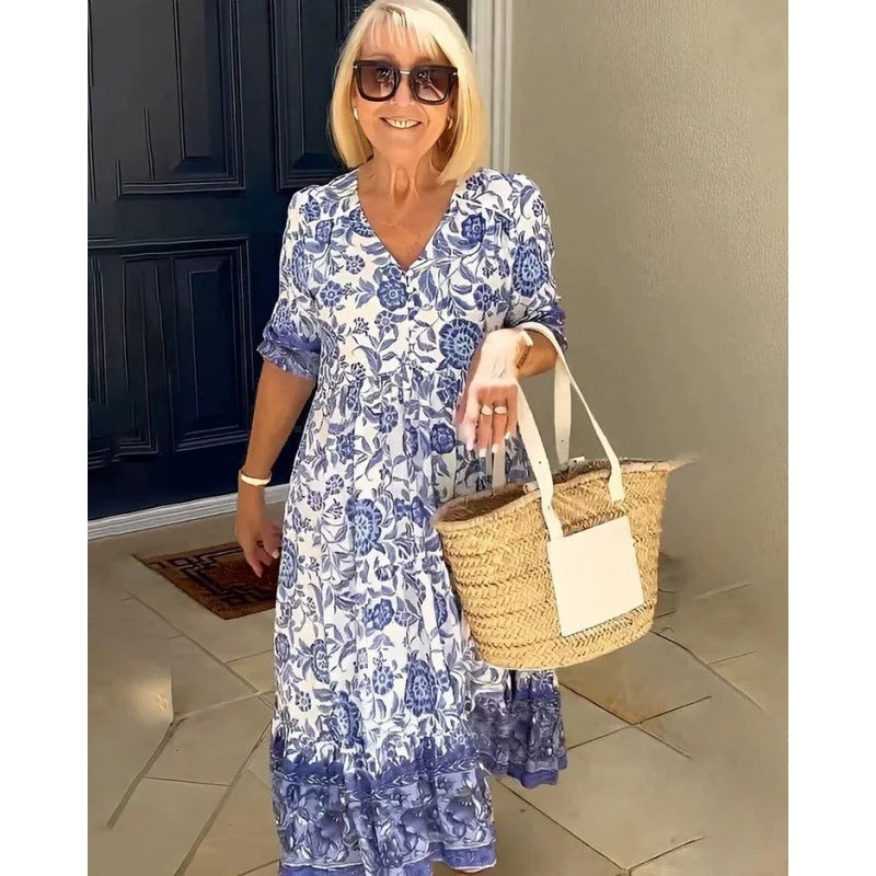 Paz - Vestido con Estampado Floral