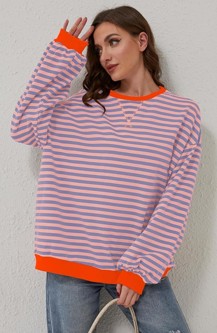 Marina - Jersey Oversize de Rayas