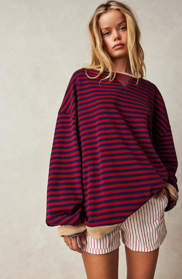 Marina - Jersey Oversize de Rayas
