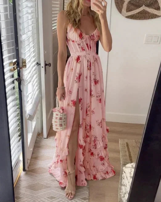 Melina - Vestido Largo Floral