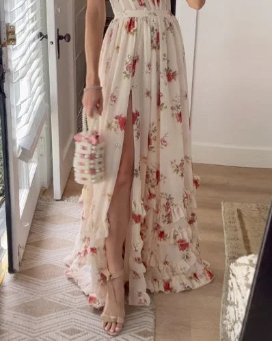 Melina - Vestido Largo Floral