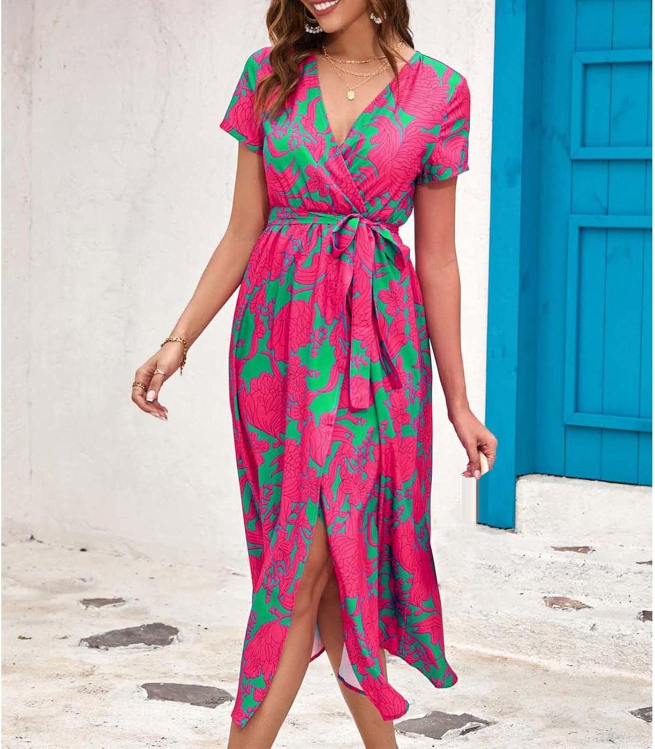 Fátima | Vestido colorido con Estilo