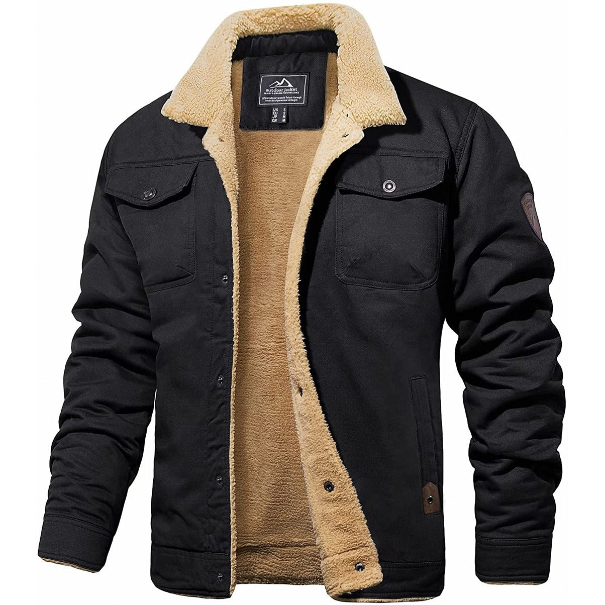 Sacha - Chaqueta forrada para Hombres Casual y Elegante