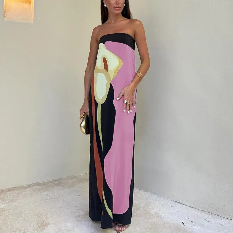 Jacinta - Vestido Largo Palabra Honor