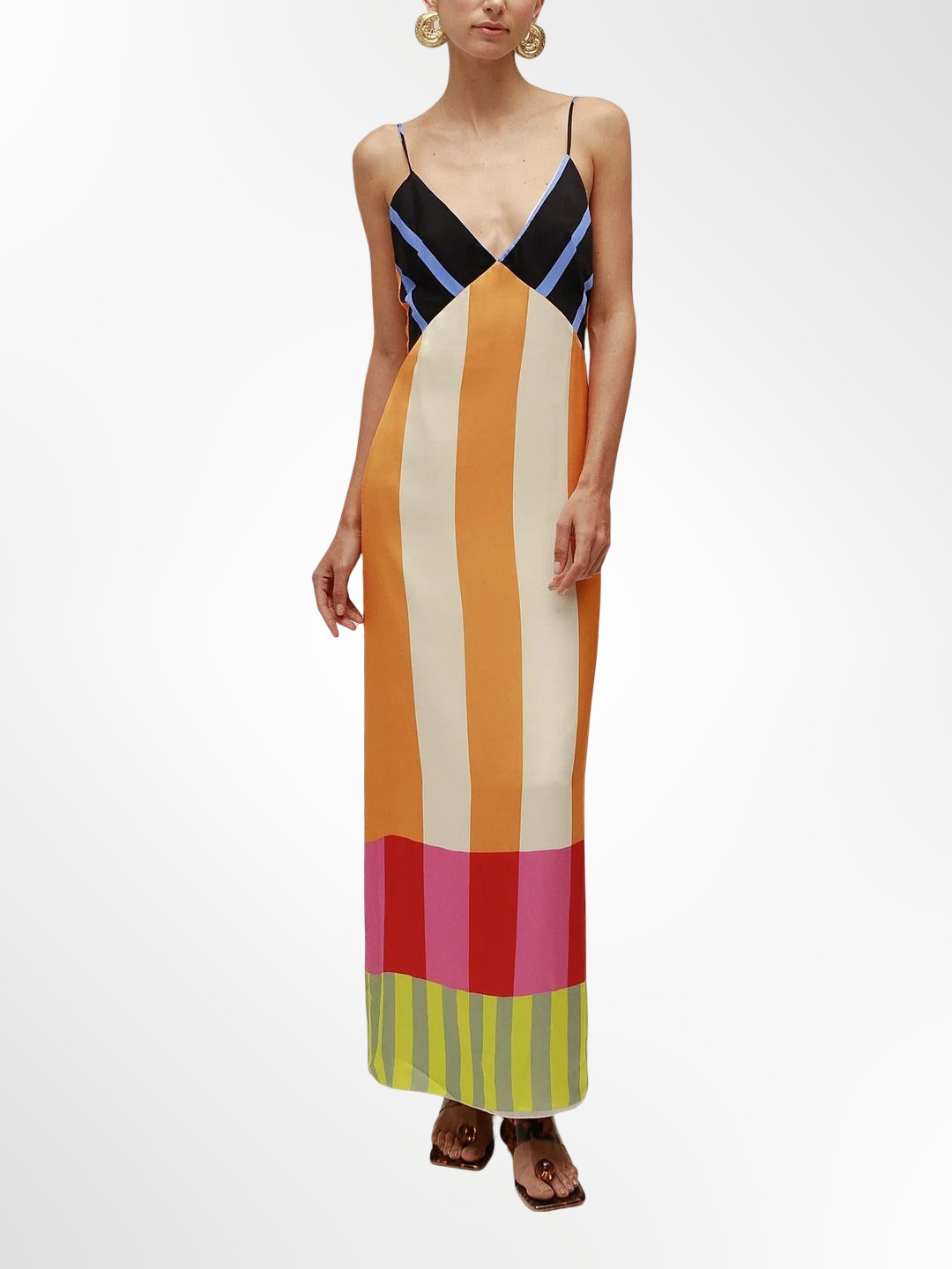 Neus - Vestido largo multicolor