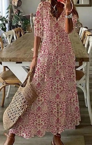 Sheila - Vestido estampado