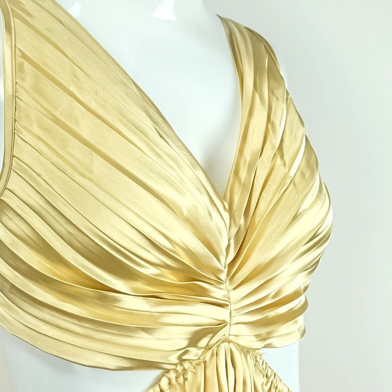 Sofía - Vestido Largo Plisado