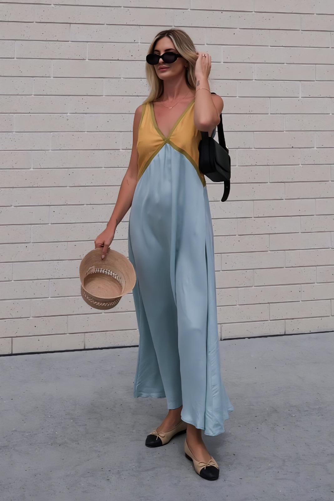 Gabrielle - Vestido Midi sin mangas