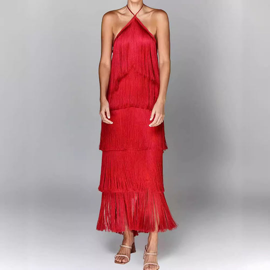 Tamara - Vestido con Flecos