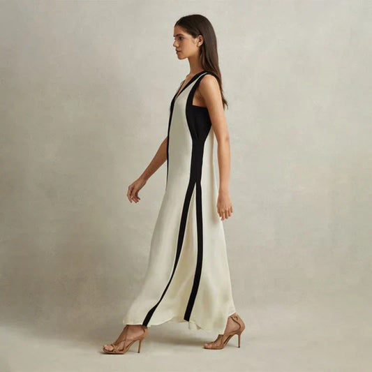 Sonia - Vestido Largo con Escote Profundo