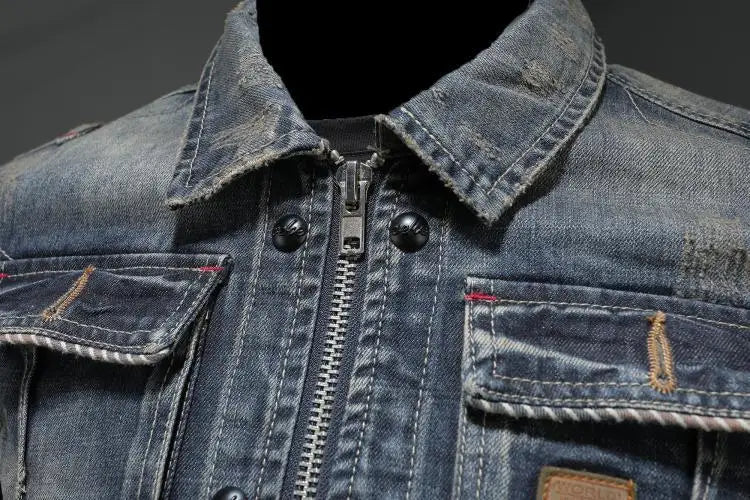 Saúl - Chaqueta Vaquera con Cremallera