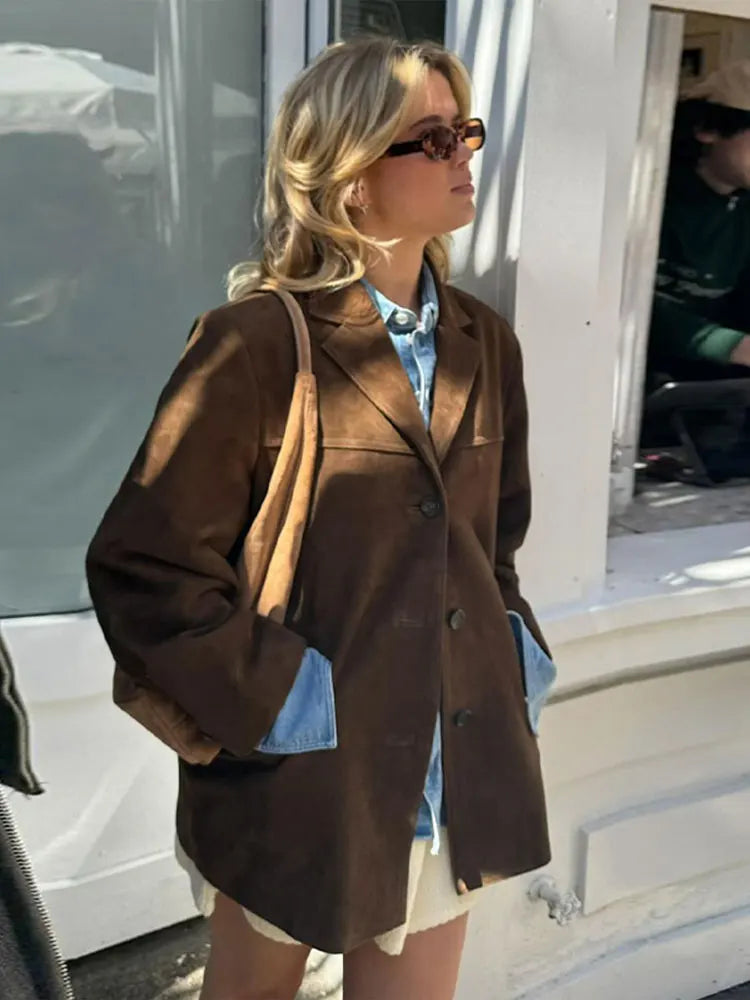 Ariana - Chaqueta Aterciopelada Elegante