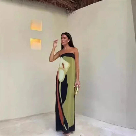 Jacinta - Vestido Largo Palabra Honor