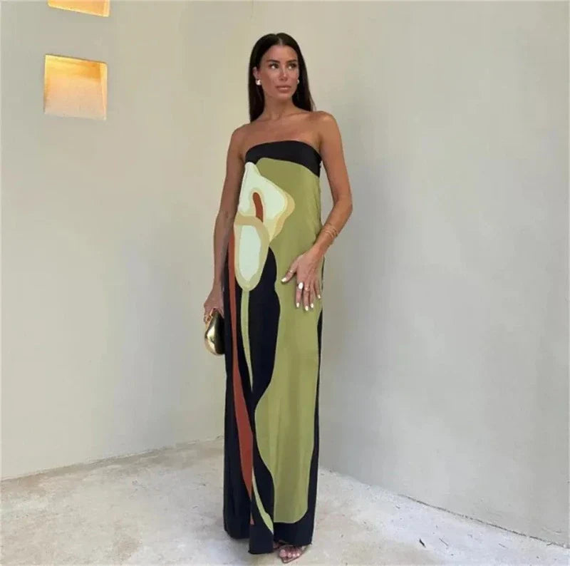 Jacinta - Vestido Largo Palabra Honor