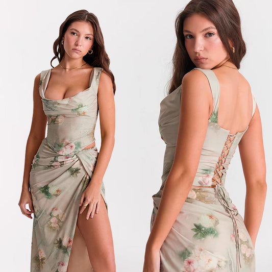 Ylenia - Conjunto Top & Falda