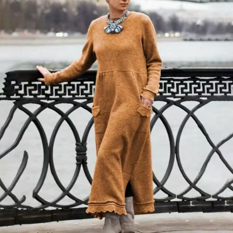 Nahia - Vestido Suelto con Bolsillos