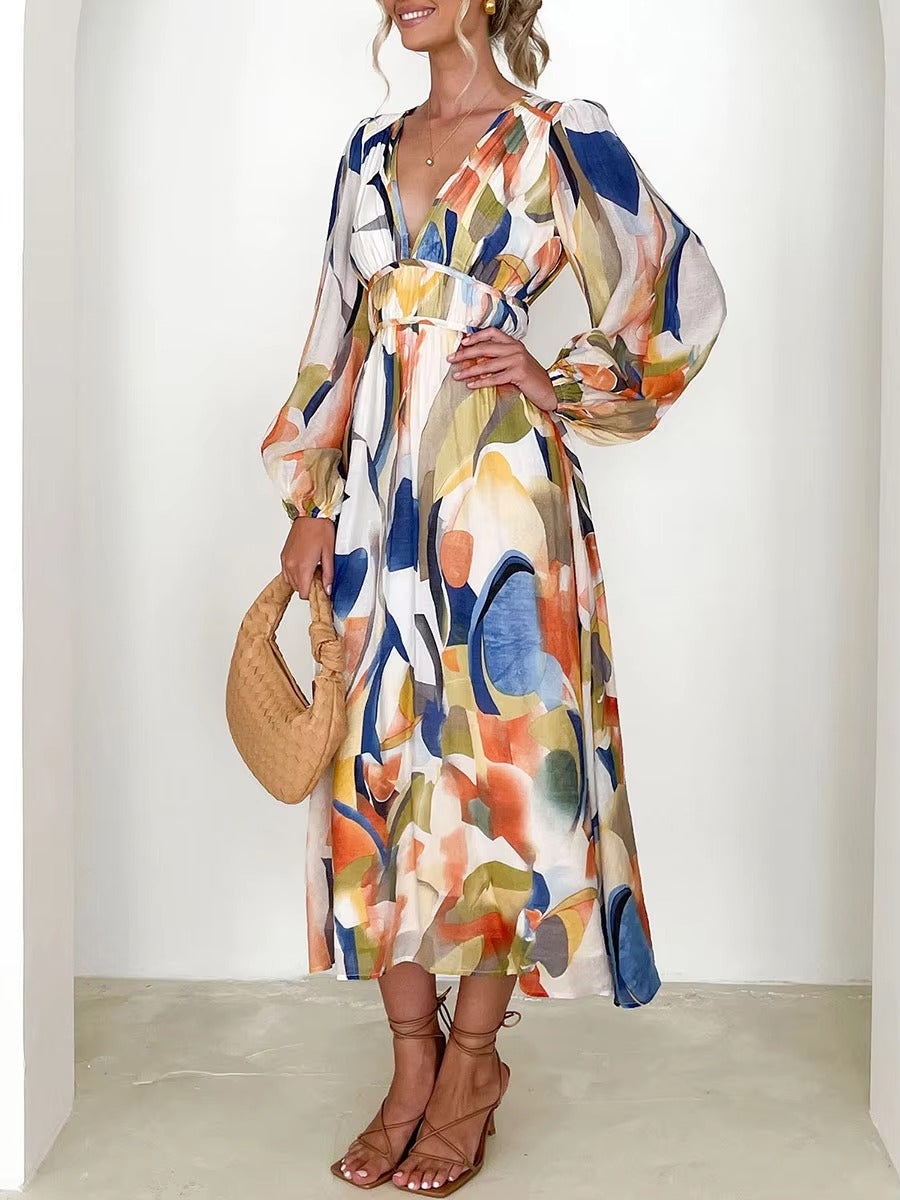 Nina - Vestido Elegante con estampado Floral
