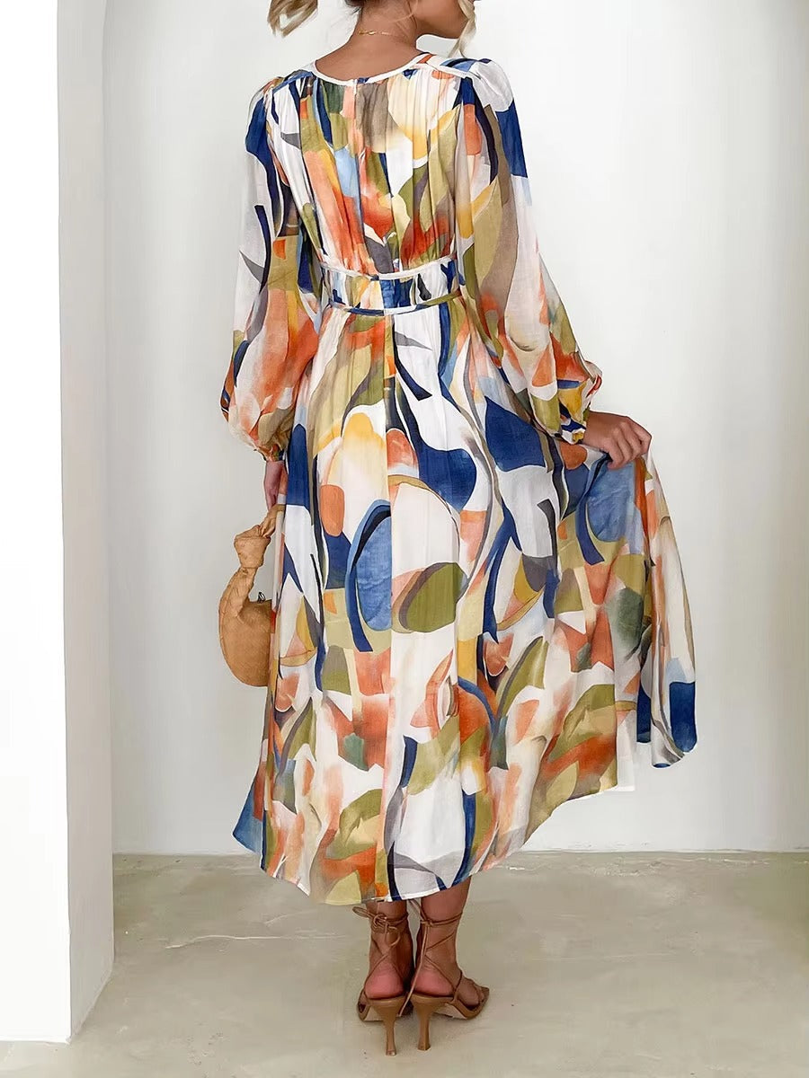 Nina - Vestido Elegante con estampado Floral