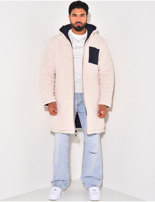 Arnoud | Warme casual lange jas