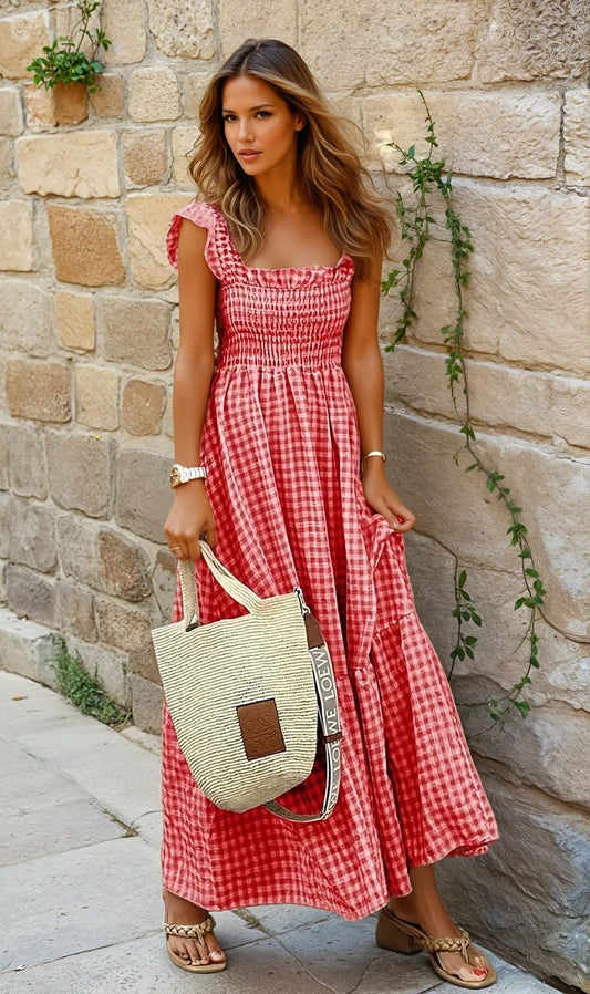 Gala - Vestido de Cuadros