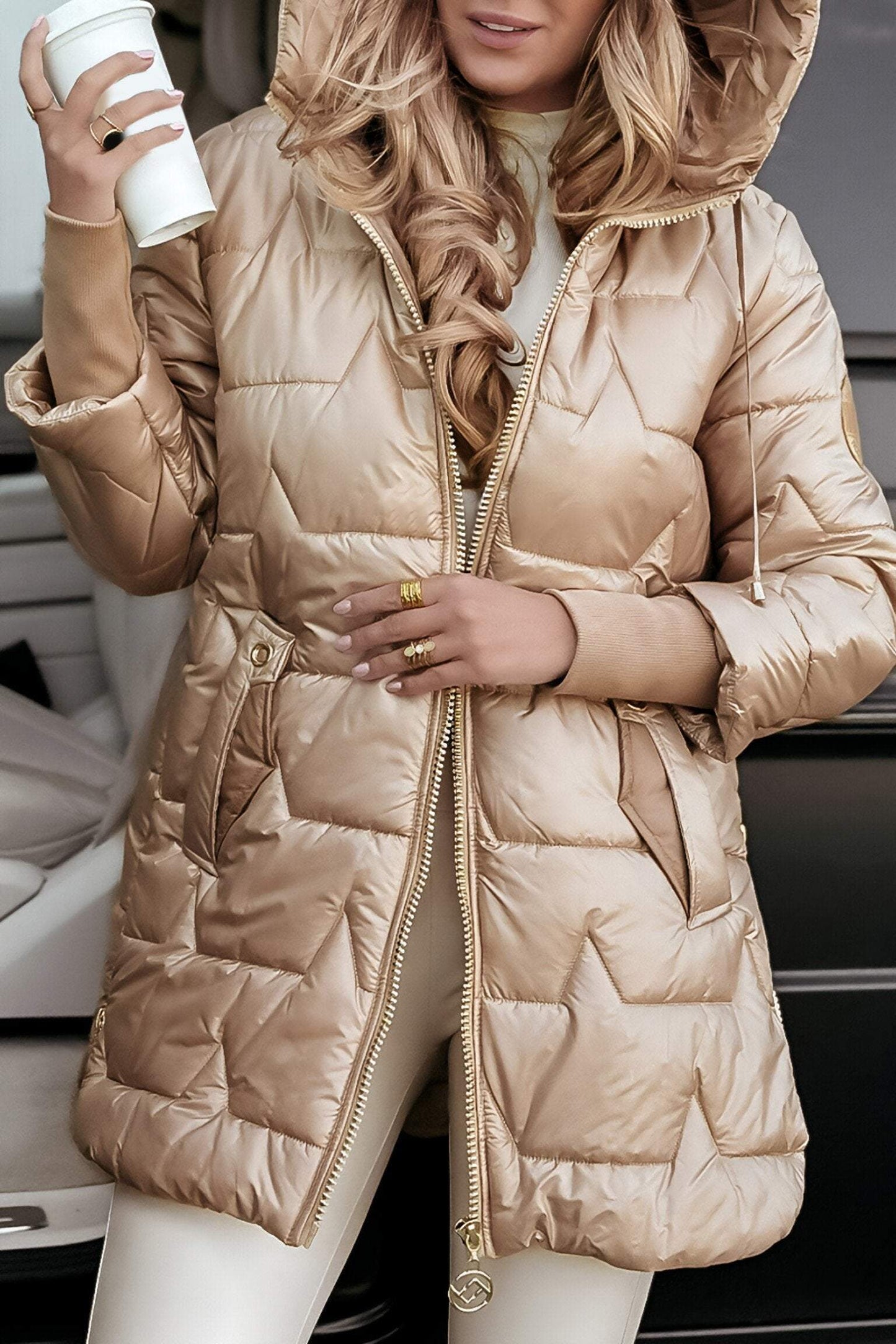 Natalia - Chaqueta Acolchada Elegante