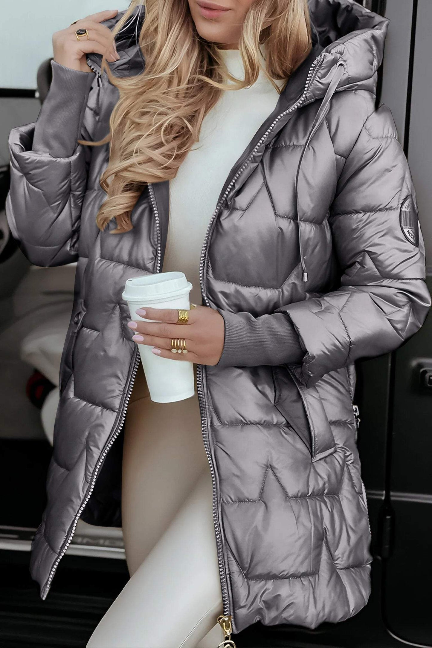 Natalia - Chaqueta Acolchada Elegante