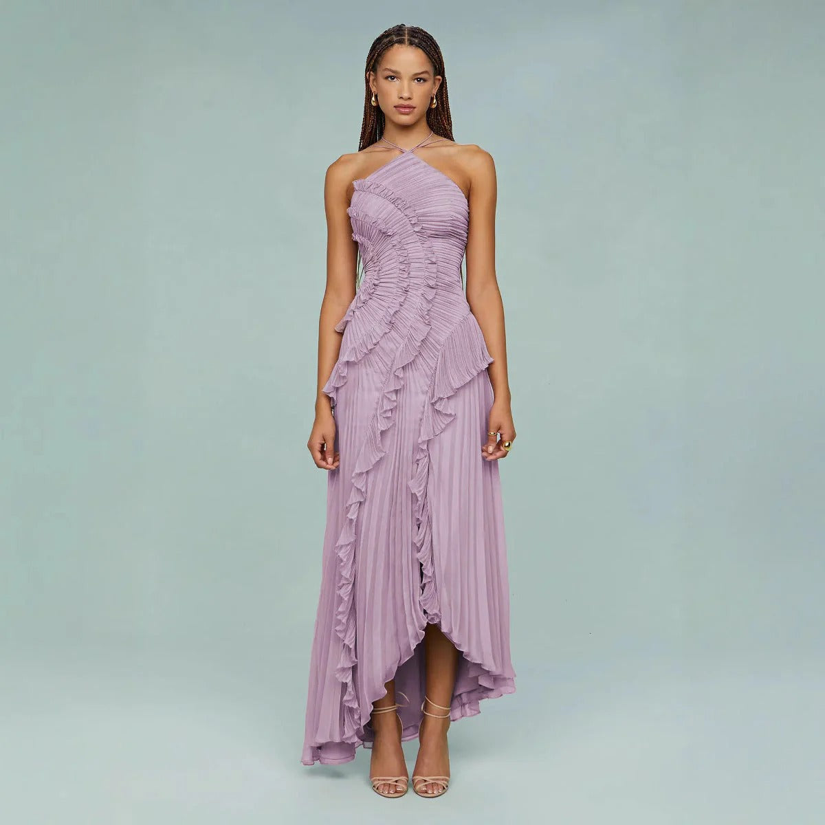 Marissa | Vestido Elegante con Volantes