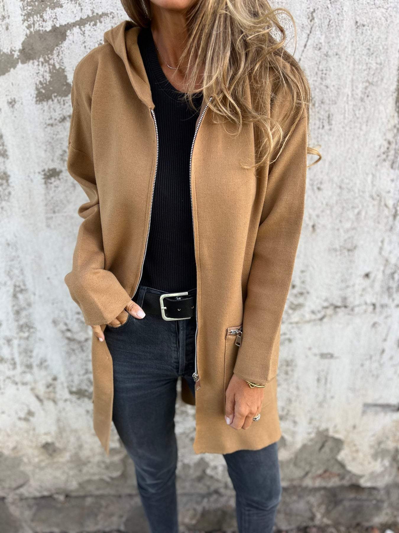 Brenda - Cárdigan con Cremallera
