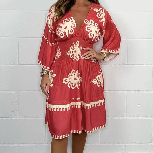 Gloria - Vestido con estampado elegante