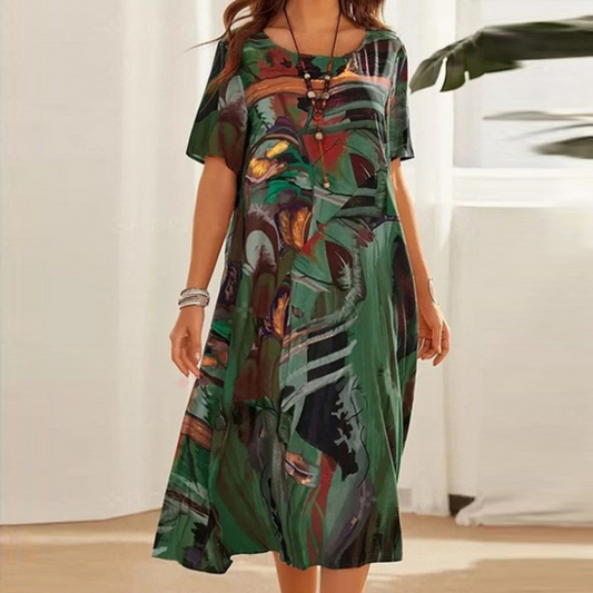 Juana - Vestido Colorido y Cómodo