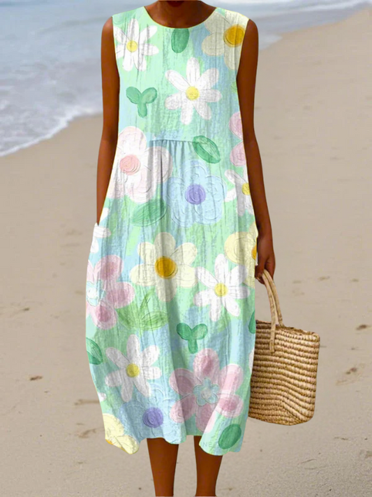 Erica | Vestido Midi Pastel