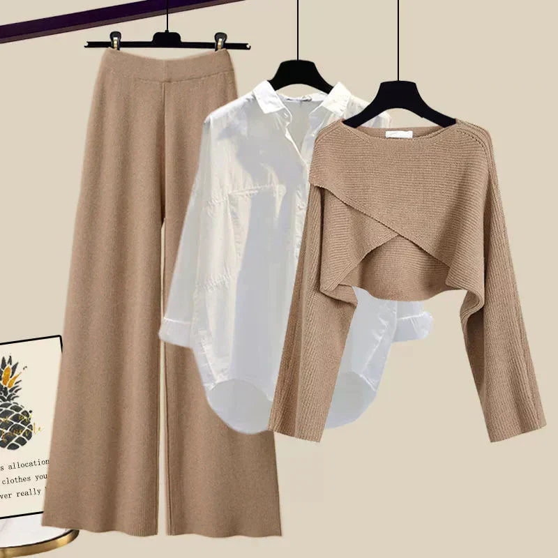 Margot - Conjunto Cómodo y Elegante de Tres Piezas