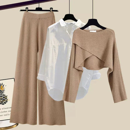 Margot - Conjunto Cómodo y Elegante de Tres Piezas