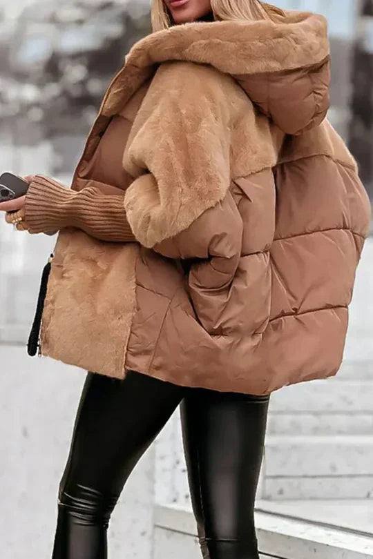 Nadia - Chaqueta Acogedora con Capucha