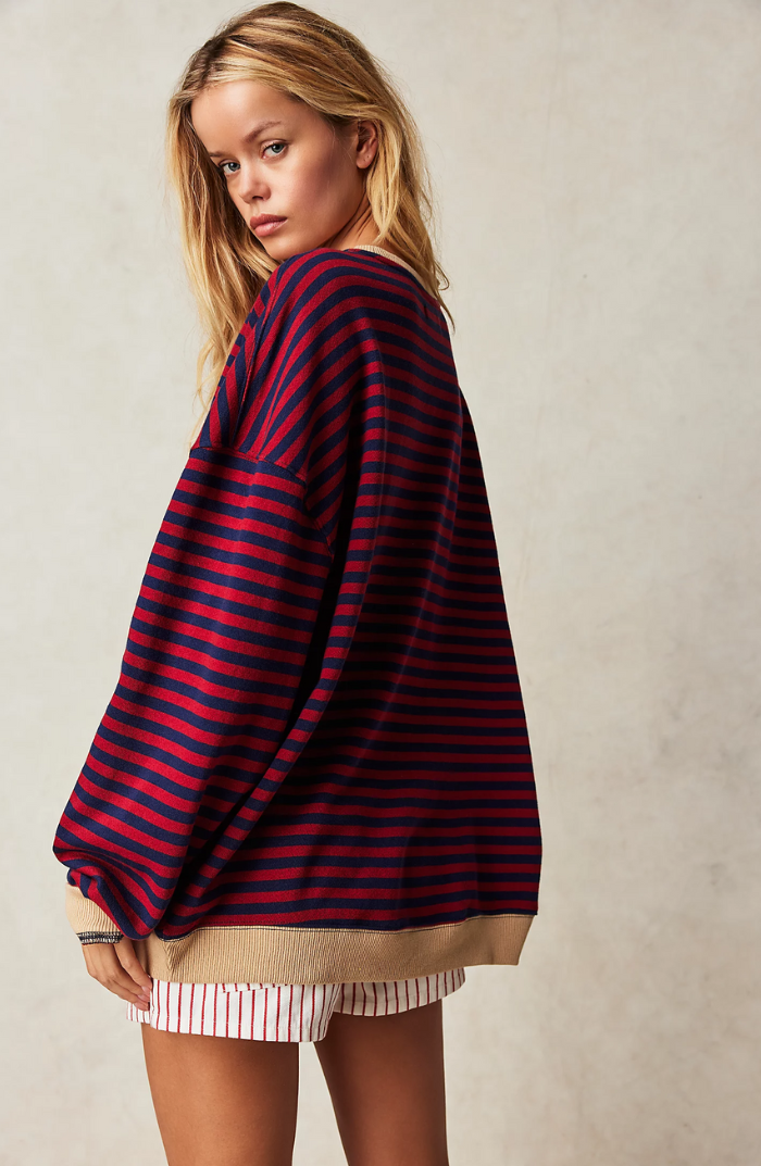 Marina - Jersey Oversize de Rayas