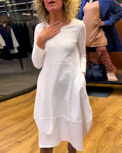 Mencía - Vestido Suelto con Bolsillos