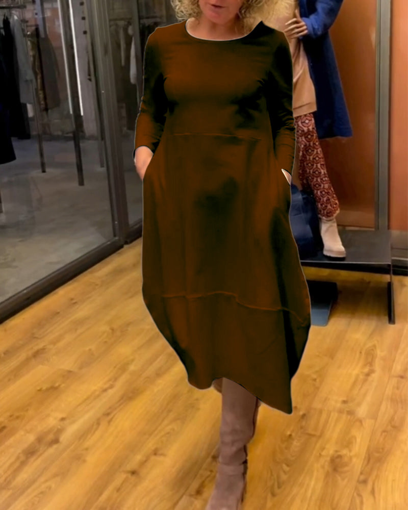 Mencía - Vestido Suelto con Bolsillos