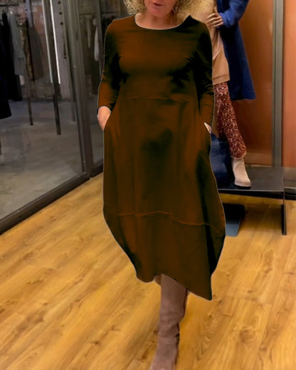 Mencía - Vestido Suelto con Bolsillos