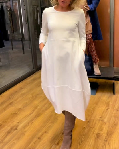 Mencía - Vestido Suelto con Bolsillos