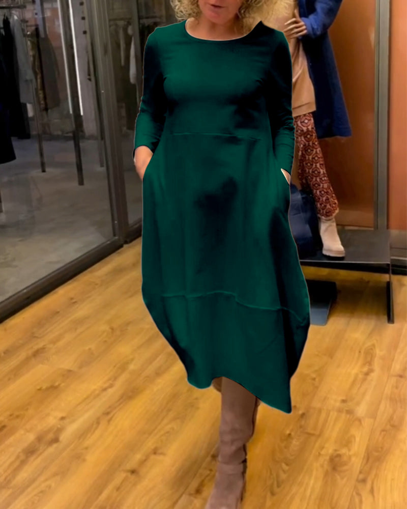 Mencía - Vestido Suelto con Bolsillos