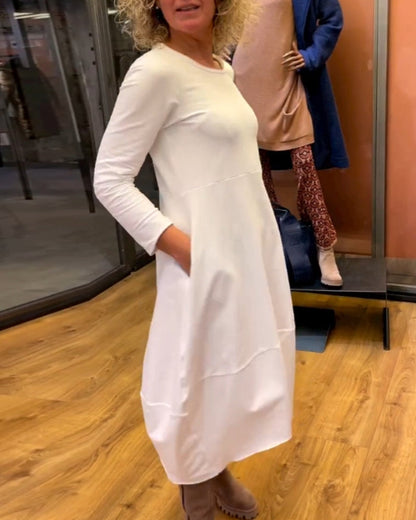 Mencía - Vestido Suelto con Bolsillos
