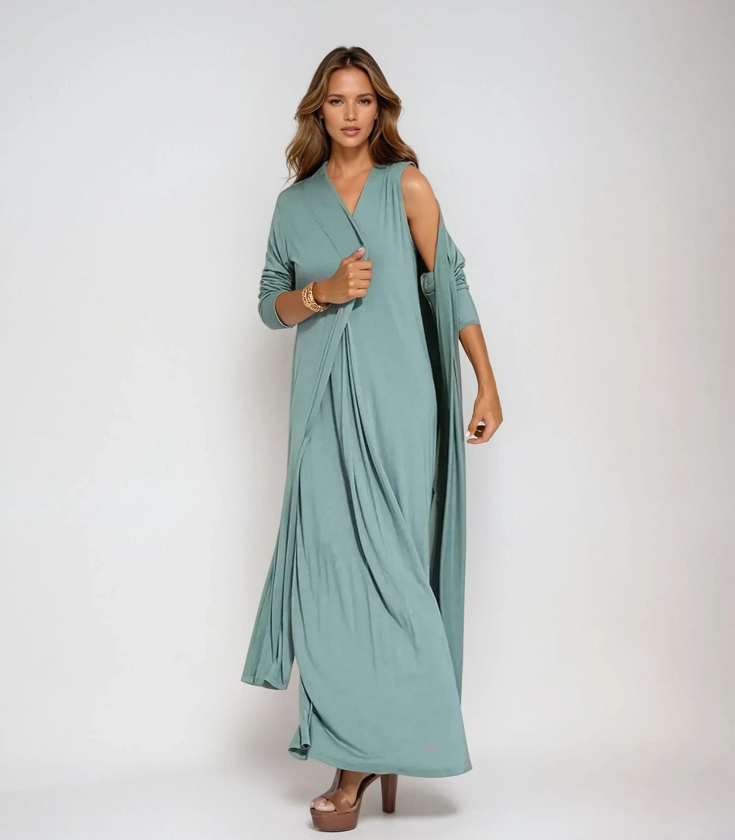 Selene - Vestido con Chaleco