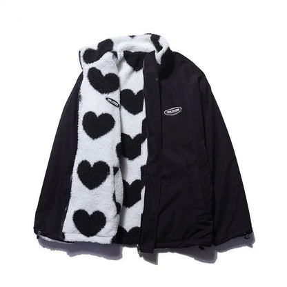 Miriam - Chaqueta Reversible Corazones