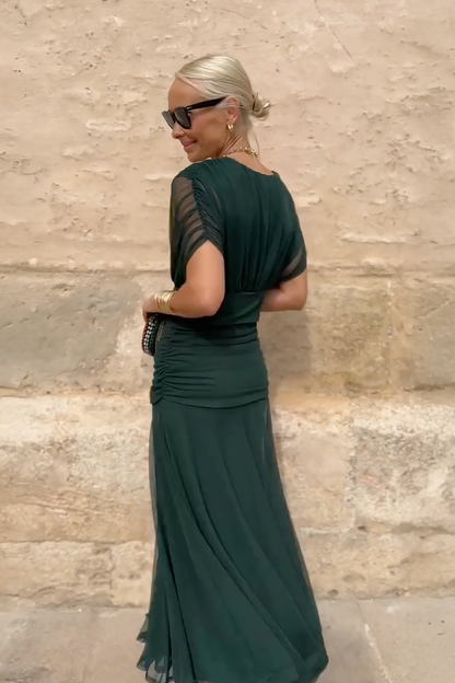 Almudena | Vestido Largo con Escote V