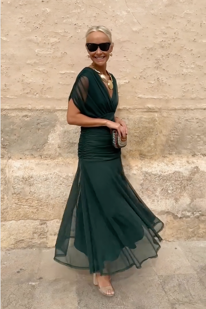 Almudena | Vestido Largo con Escote V