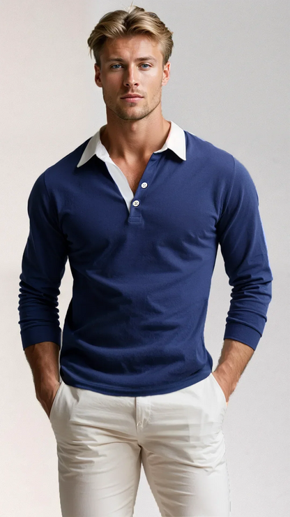 Liam - Polo Elegante de Mangas Largas