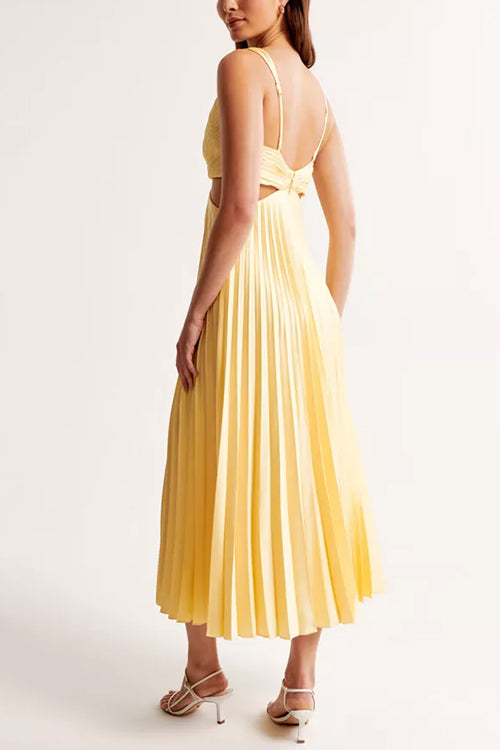 Sofía - Vestido Largo Plisado