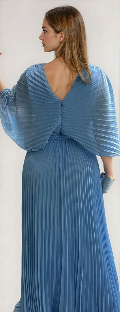 Olga - Vestido Clásico Plisado